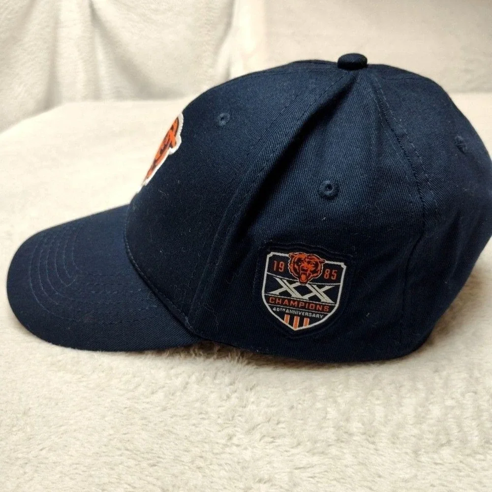 Chicago Bears Hat Cap Strap Back Mens NFL Football 1985 Champions Miller Lite